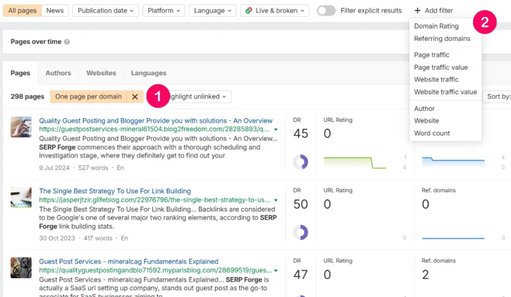 Discover guest posting
