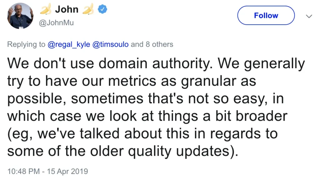 increase your domain authority