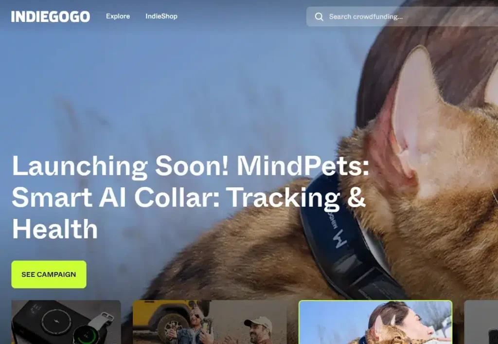 Indiegogo crowdfunding 