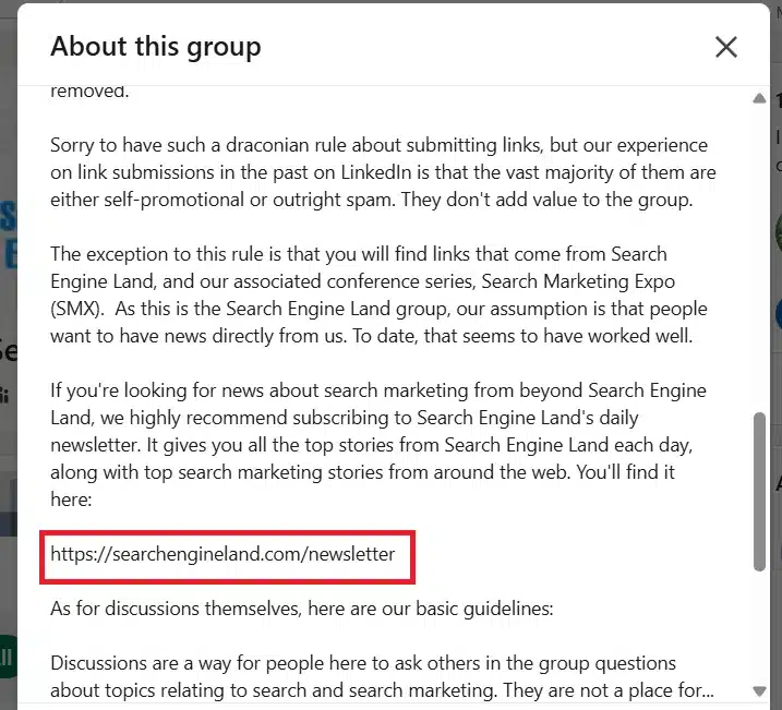 LinkedIn group’s