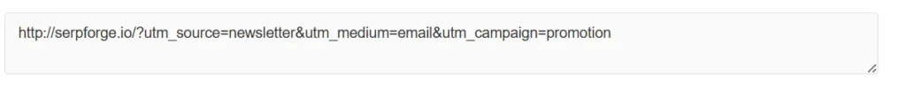 UTM parameters