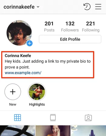 Instagram link building