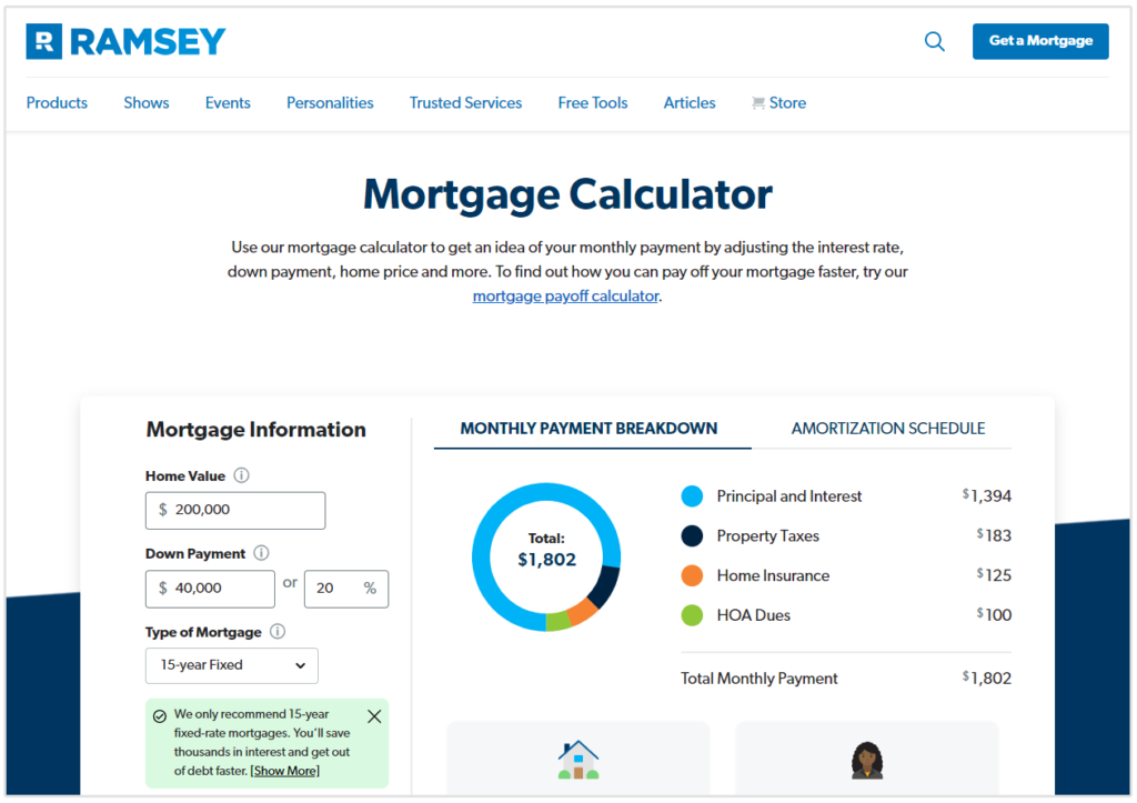 mortgage calculator
