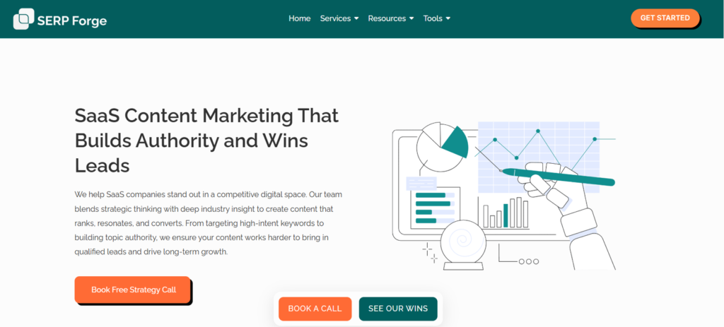 SaaS-focused marketing agency