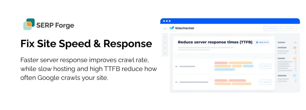 Fix site speed & server response time