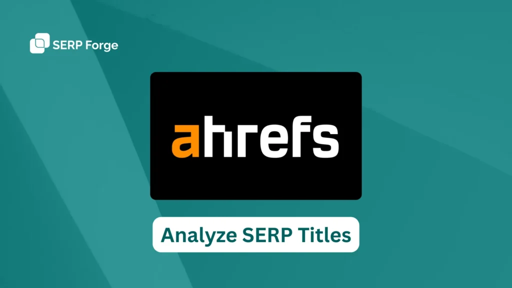 Analyze SERP Titles