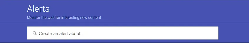 google alerts
