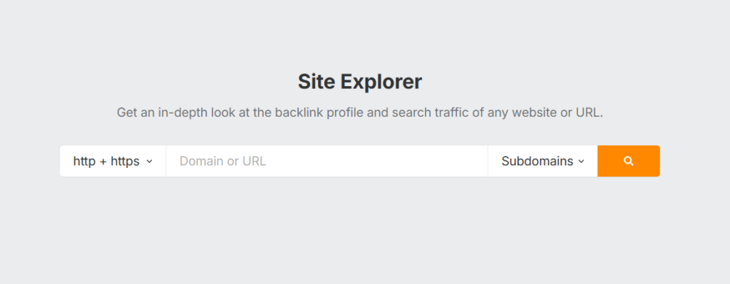 Site Explorer