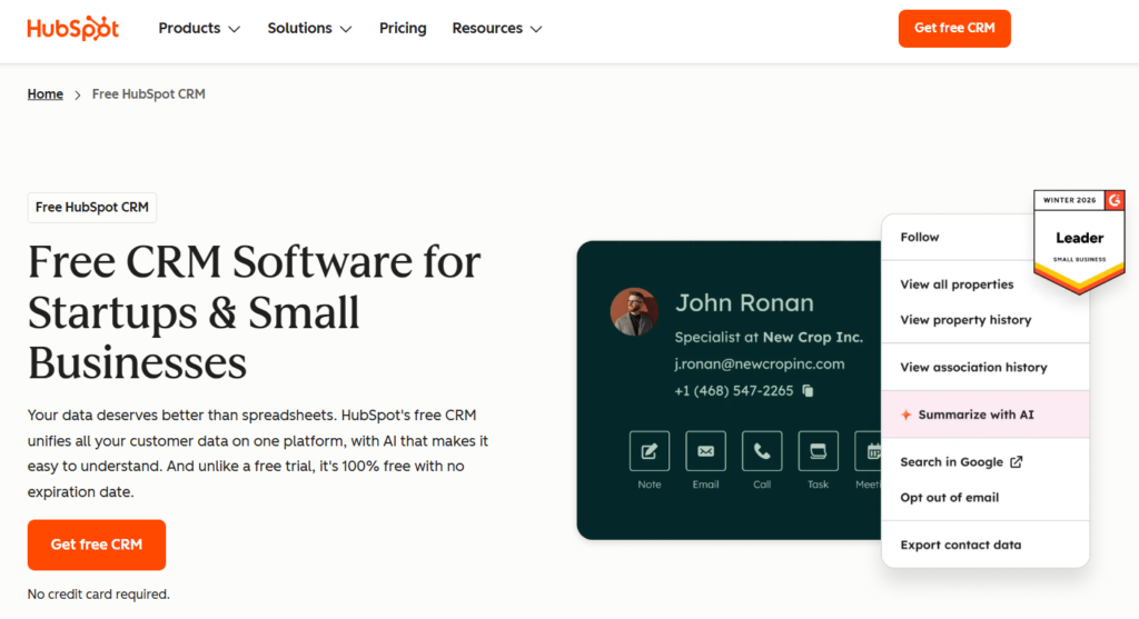 HubSpot CRM