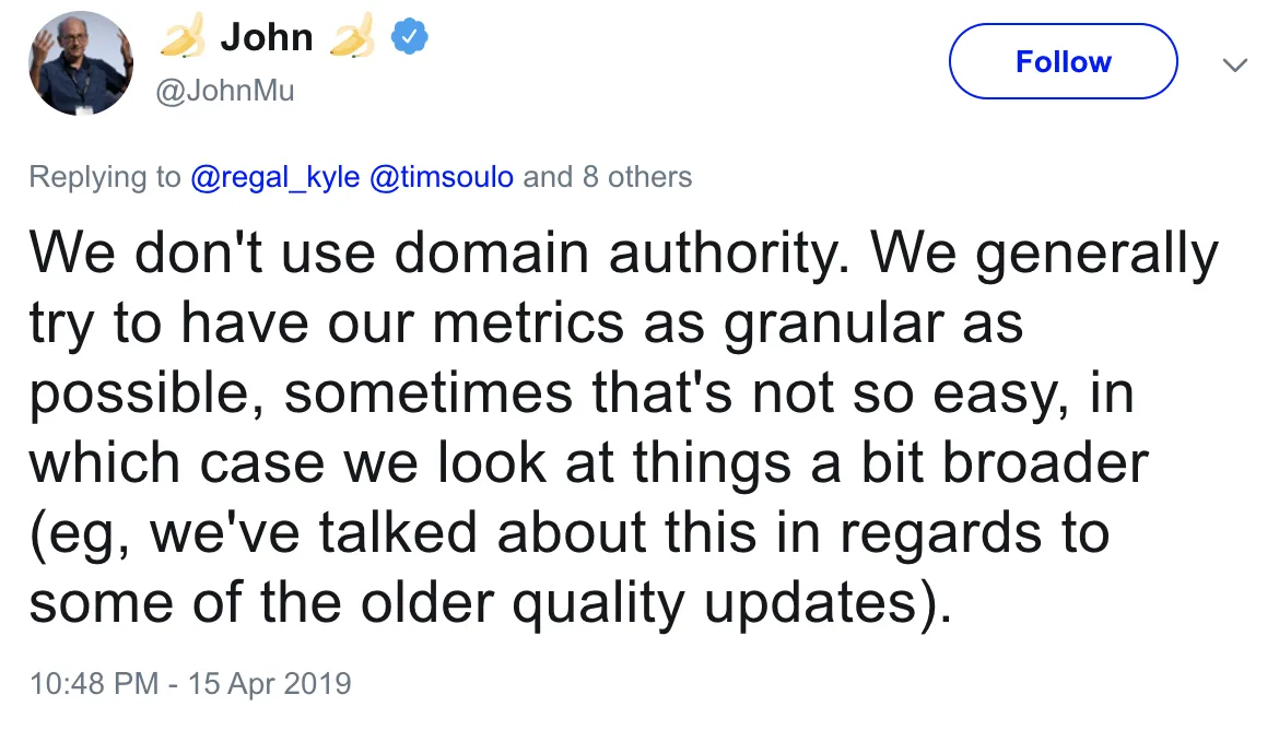 increase your domain authority