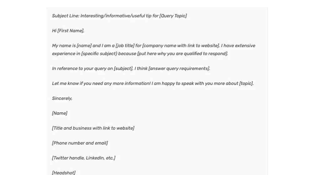 short and concise pitch